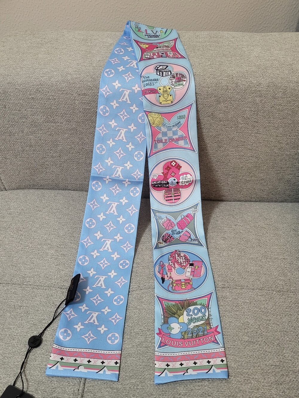 Skinny Scarf Twilly - Picture 2 of 2